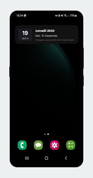 Hijri Today – Islamic Widget Screenshot 2