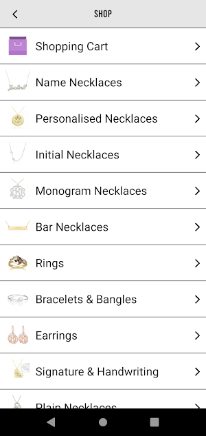Custom Jewellery Screenshot 1