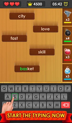 Typing Master - Word Typing Game , Word Game Screenshot 1