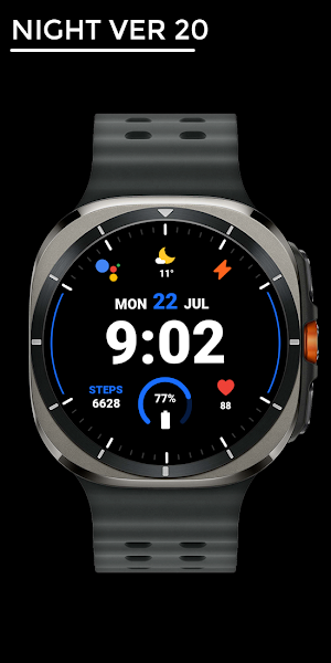 Night ver 20 - watch face Screenshot 0