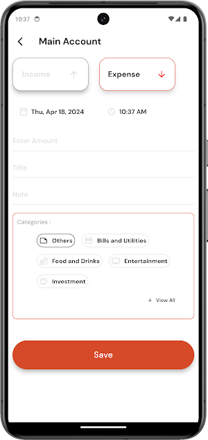 Expense Tracker Screenshot 2