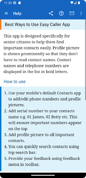 Easy Caller Screenshot 2