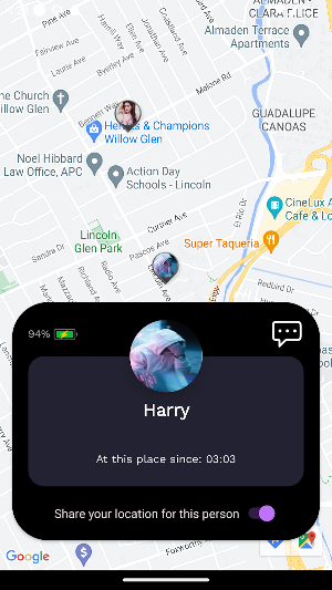 Penlo - Share Location Screenshot 1