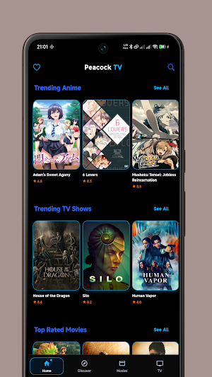 Peacock Tv : Movies & Tv shows Screenshot 2