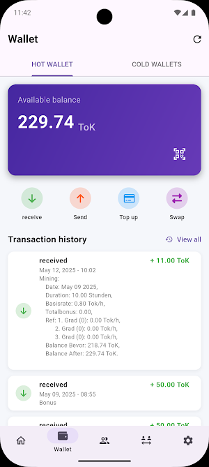TokCoin Network Screenshot 3