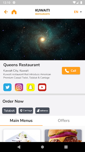 Kuwaiti Restaurants Screenshot 1