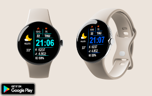 Digital Retix Watch Face Screenshot 2