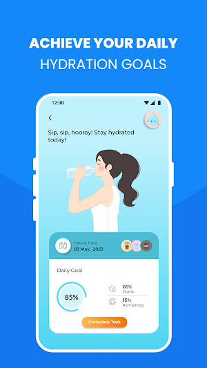 Drink Water Reminder Tracker Screenshot 1