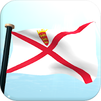 Jersey Flag 3D Live Wallpaper