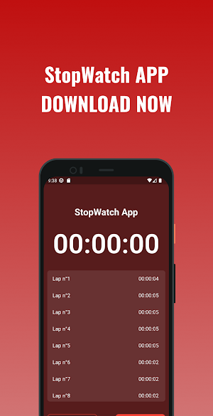 Stopwatch App Screenshot 0