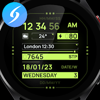 SH048 Watch Face, WearOS watch
