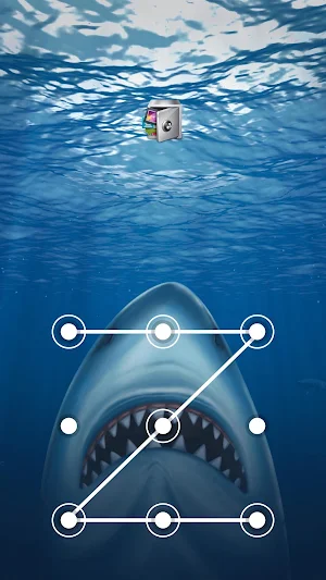 AppLock Live Theme Shark Screenshot 0