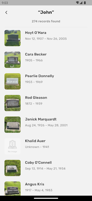 West Lawn Cemetery Screenshot 1