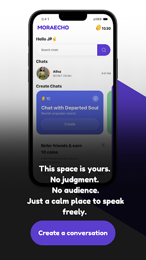 MoraAI–Talk to people you miss Screenshot 1