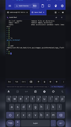 QuickTerminal - Multi-Shell Screenshot 0