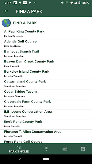 Ocean County NJ Parks and Recr Screenshot 1