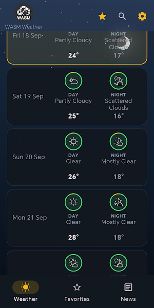 WASM Weather – Forecast Alerts Screenshot 3