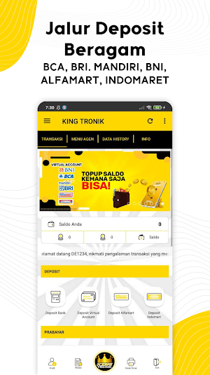 King Tronik - Agen pulsa Screenshot 2