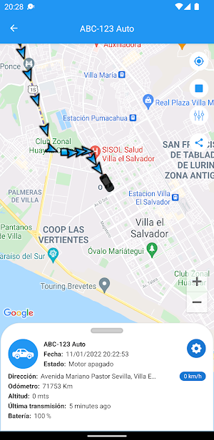 SAMA GPS Screenshot 2