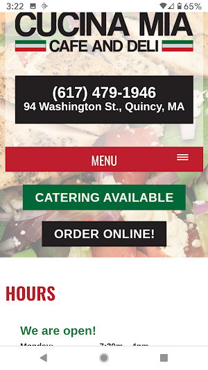 Cucina Mia Cafe Screenshot 3