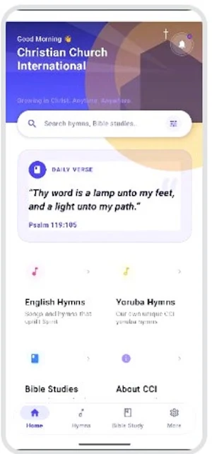 CCI Mobile APP Screenshot 1