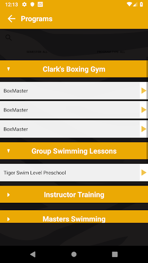MizzouRec Screenshot 3