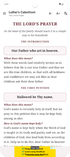 Luther's Catechism EN | ID Screenshot 2