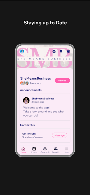 SheMeansBusiness Screenshot 0