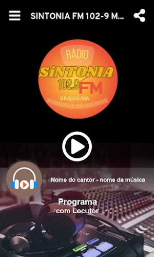 SINTONIA FM WEB 102.9GRAJAÚ-MA Screenshot 1