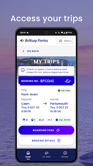 Brittany Ferries Screenshot 1