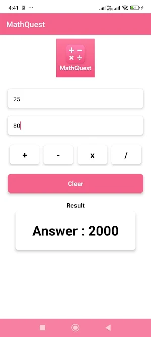 MathQuest Screenshot 2