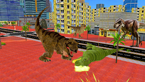 Dino vs Godzilla Attack 3D Screenshot 2