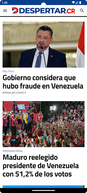 Despertar.cr Screenshot 0