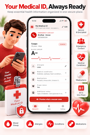 Medical ID & Emergency Contact Screenshot 1