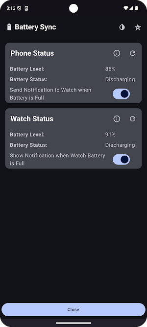Battery Sync Screenshot 0