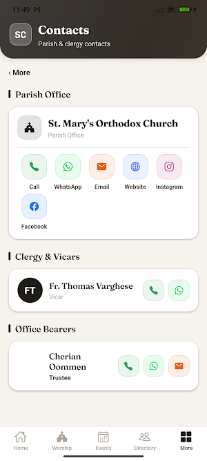 The Gathered - Church App Screenshot 3