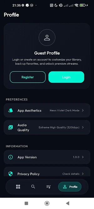 Musicteca: Music & MP3 Player Screenshot 1