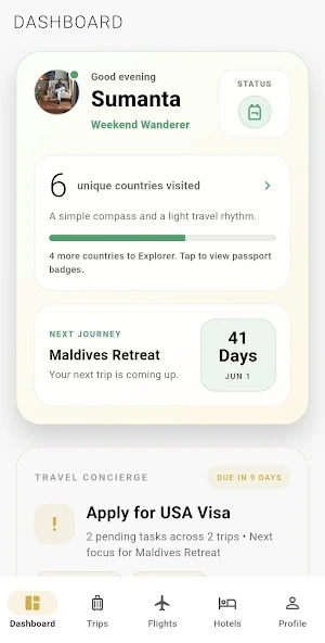 Meridian - Premium Travel OS Screenshot 0