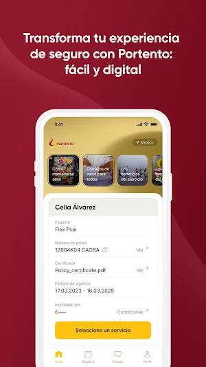 PORTENTO FLEX Screenshot 0