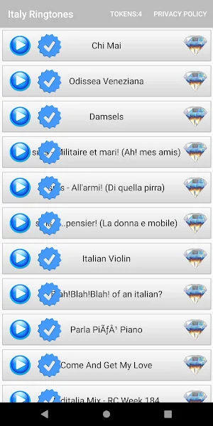 Italy Ringtones Screenshot 3