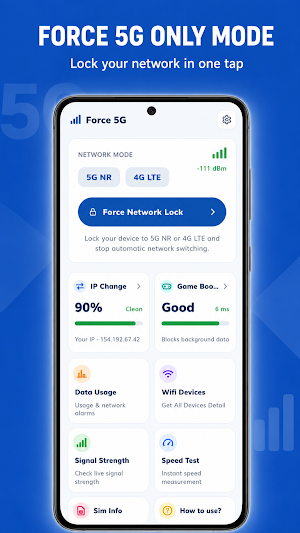 5G Only LTE Mode: Force 4G LTE Screenshot 0