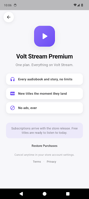 Volt Stream: Audio Stories Screenshot 3