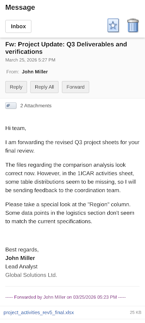 iNotes Client Screenshot 1