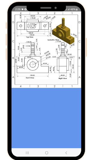 AutoCAD Drawing 2D 3D Exercise Screenshot 1