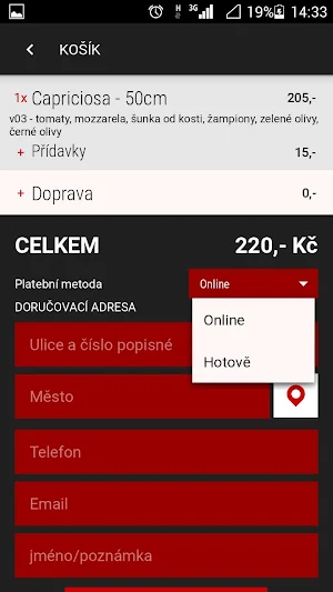 Pizza Panter Pardubice Screenshot 2