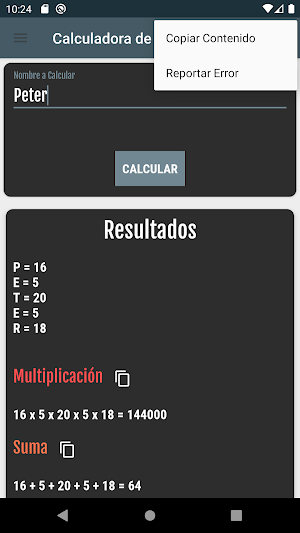 Calculadora de Nombres Bíblicos Screenshot 3