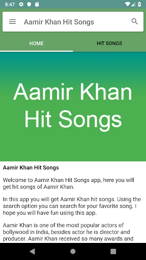 Aamir Khan Hit Songs Screenshot 1