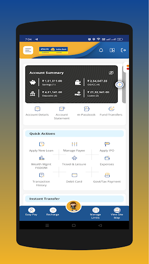 IndSMART IndianBank Mobile App Screenshot 1
