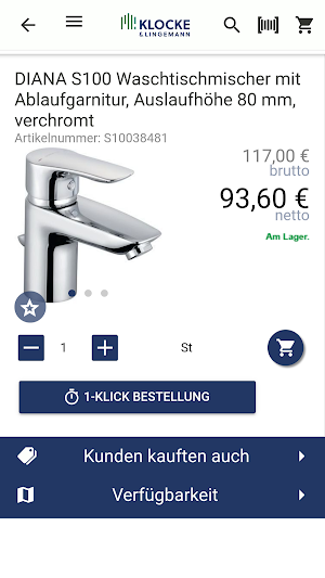 K&L Profi App Screenshot 1