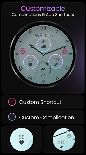 Minimal White v2 Watch Face Screenshot 3